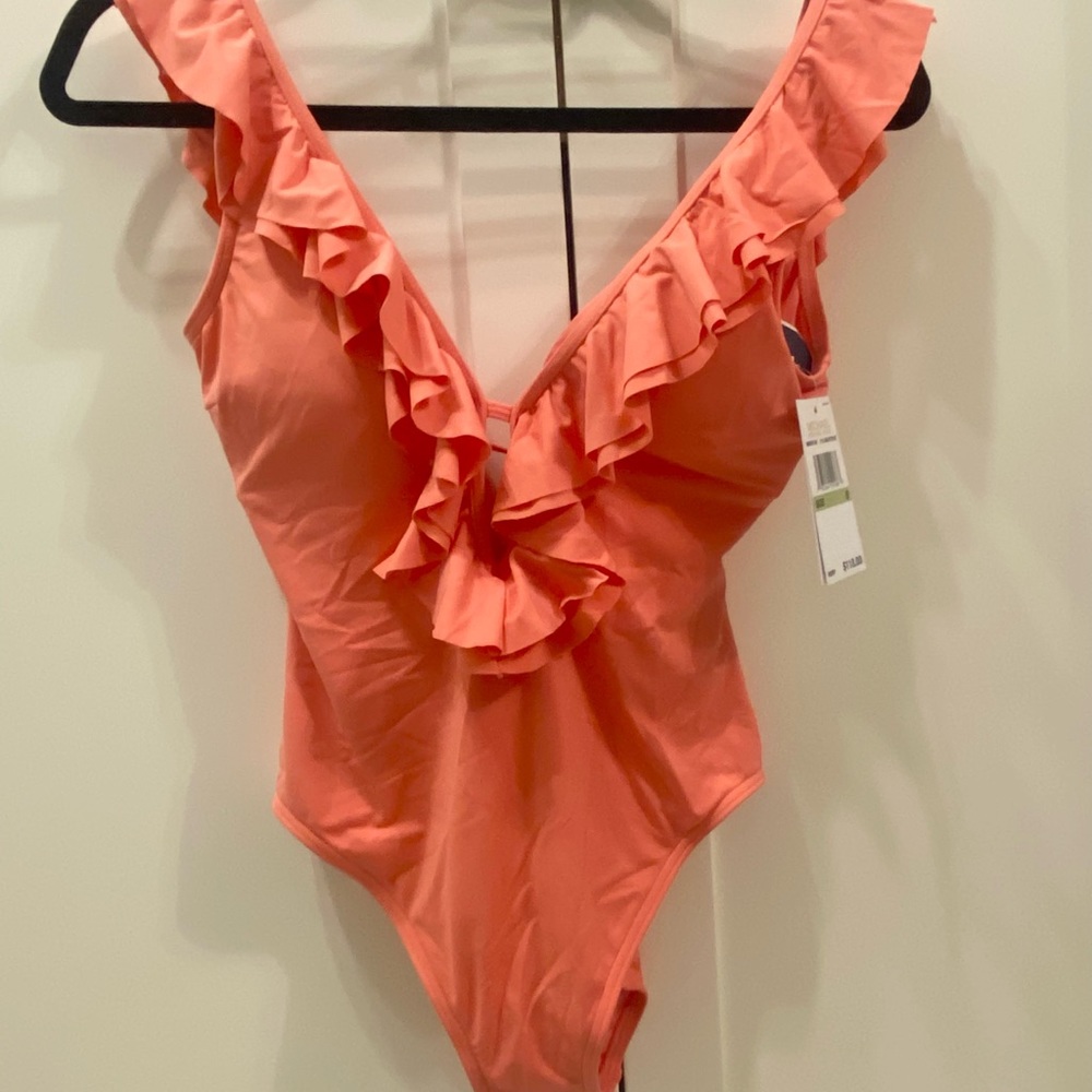 Peach swimsuit
